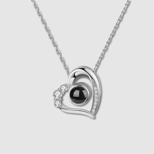 Collier cœur photo