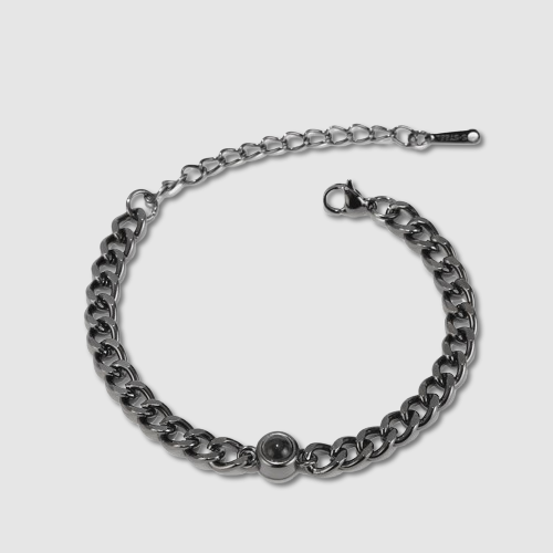 Bracelet photo chaîne