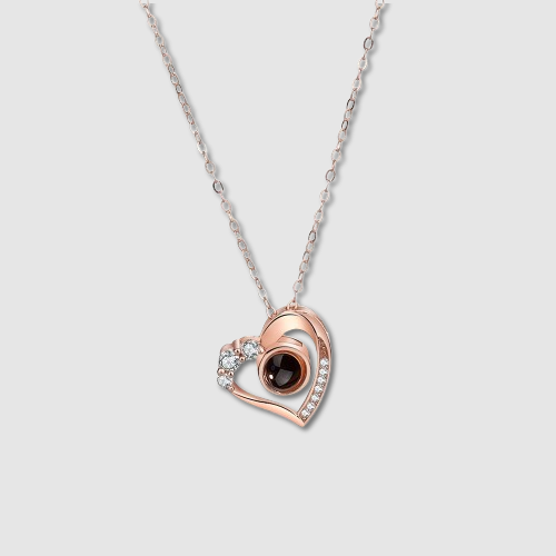 Collier cœur photo